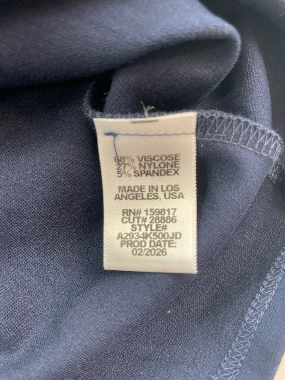 Altar'd State Navy Blue Sleeveless Crop Top Adj Straps Sweetheart Neck Sz M NWT - Picture 7 of 7